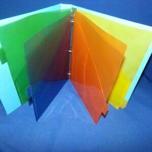 Avery Comfort Touch Durable View Binder with Dividers- 1-Inch Slant Ring, #17408